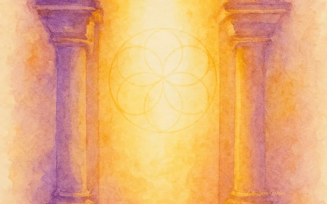 Temple of Light. Spiritual Group Meditation Begins