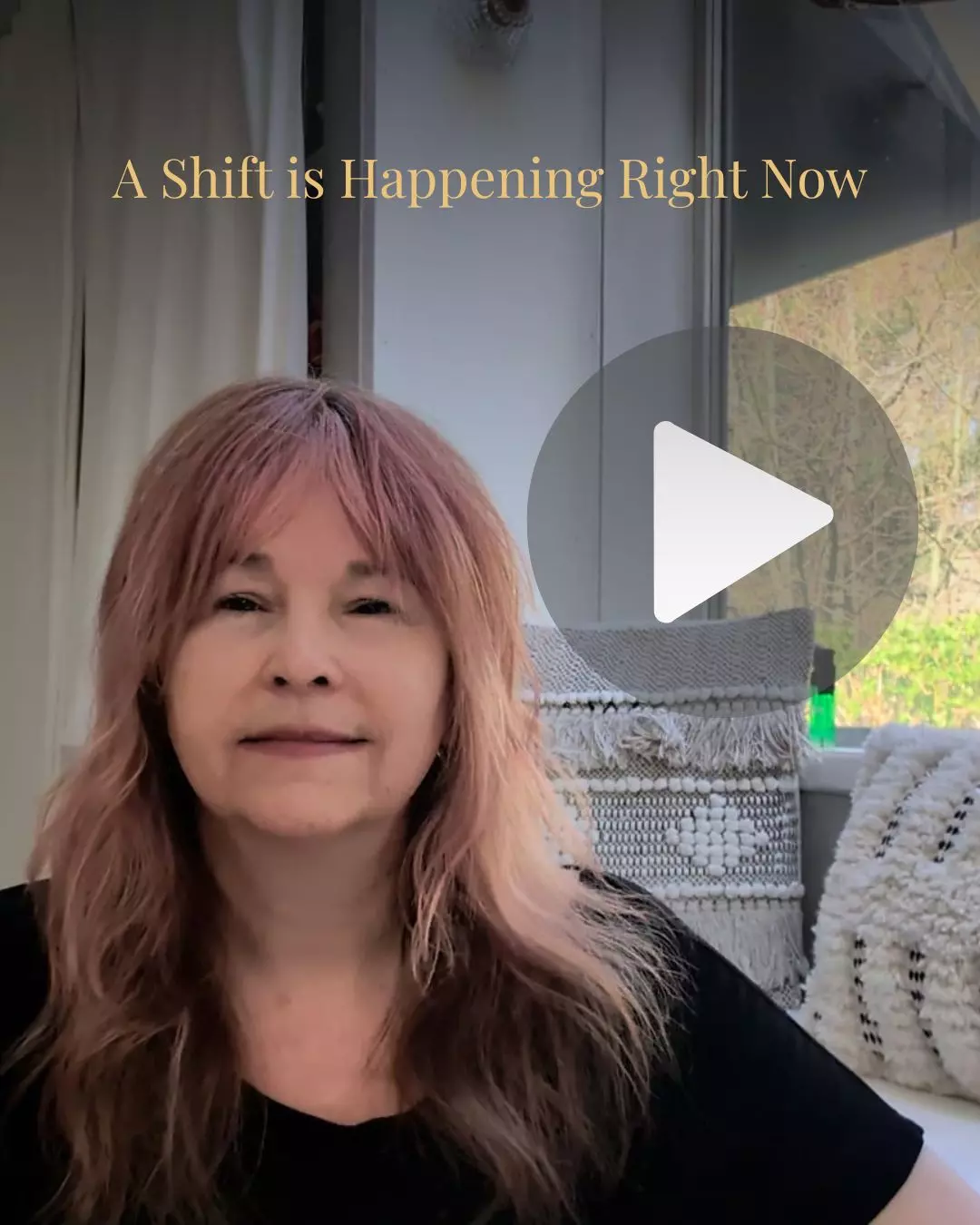 Elle speaking about Sacred Vision Healing Group Session