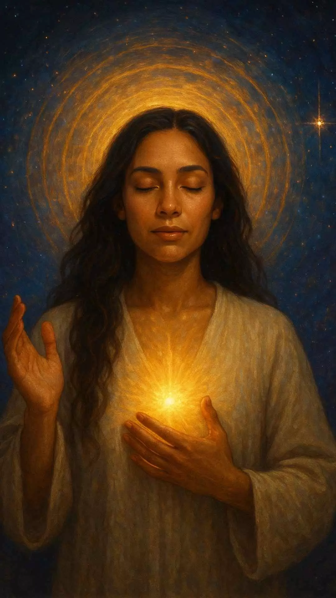 An image of opening the heart on the journey of  ascension